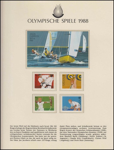 Olympische spiele 1988 seoul - olympische,