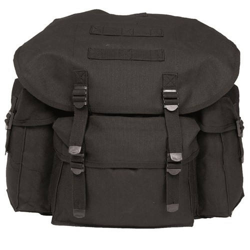 Zaino bundeswehr nero tela - bundeswehr,