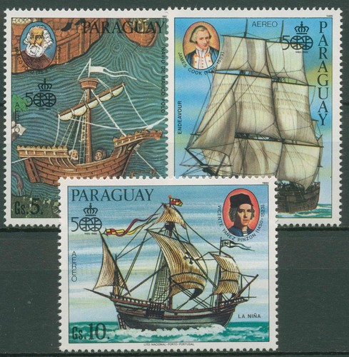 Paraguay 1985 navi vela - paraguay,